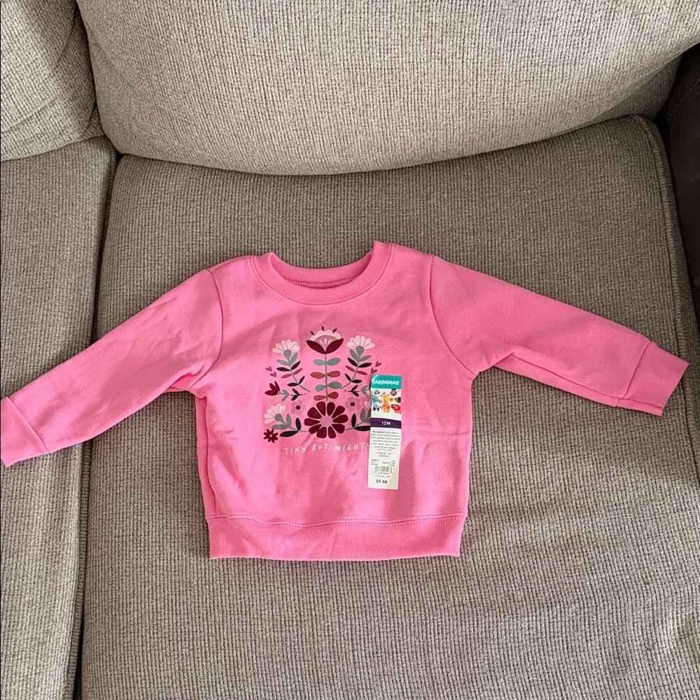 Granimals Pink Flora and butterfly Sweat suit